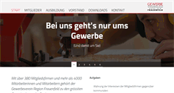 Desktop Screenshot of gewerbe-frauenfeld.ch