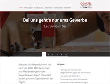 Tablet Screenshot of gewerbe-frauenfeld.ch